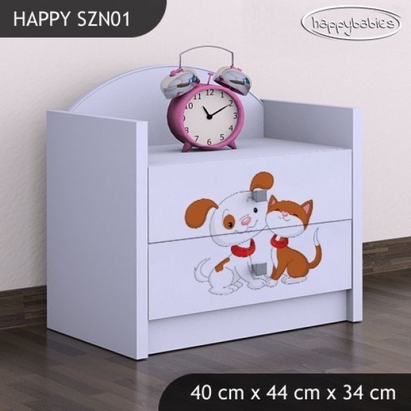 Nočna omarica Happy babies Kužek in mucek 18 SZN1